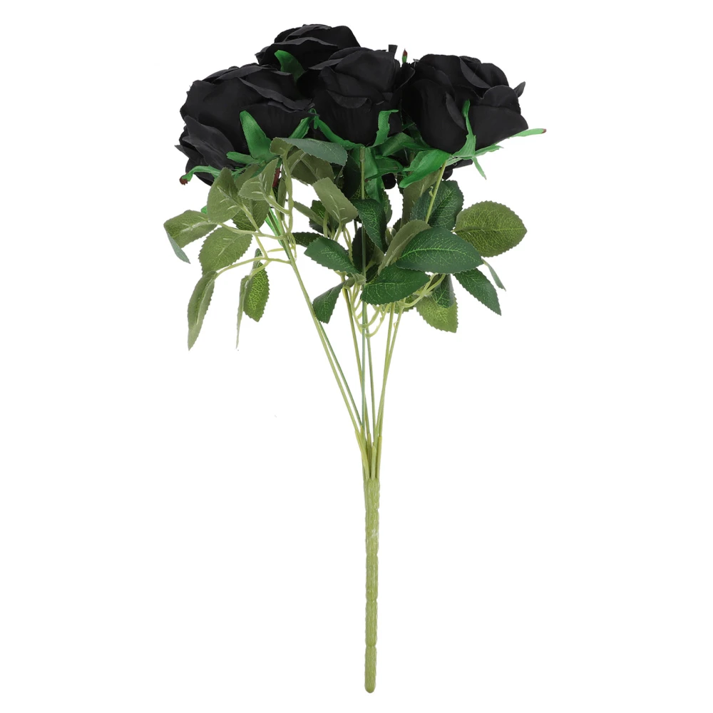 シミュレートされた黒いバラの花束の装飾的な偽のバラの花束 Artificial Dried Flowers Aliexpress