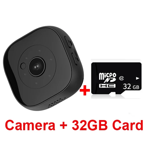 DV Cam with Card H9 мини камера Full HD 1080P ночное видение микро камера мини видеокамера датчик движения видео Диктофон DV DVR маленькая камера - Цвет: DV Cam with Card