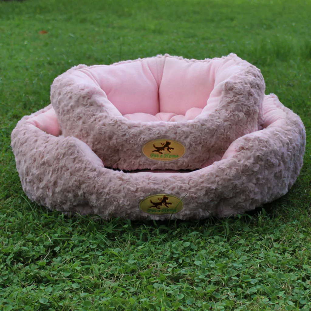 Dog Bed Warm Sleeping Bed Comfortable Plush Kennel Dogs Pet Litter Deep Sleep Cat Litter Sleeping Beds Pet Product Hot Sale@47