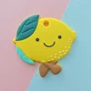 1pcs Silicone Baby Teether Rodent Avocado Strawberry  Cactus DIY Accessories baby teething Necklace Toy 5