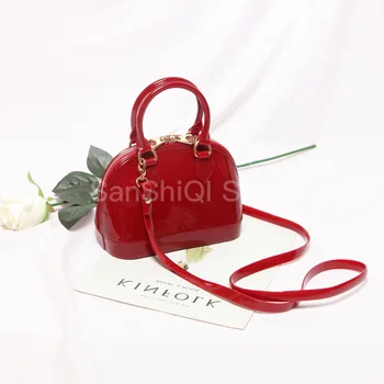 

New Summer Women Handbag Small New Candy Color Shell Jelly Tote Bag Famous Brand Designer Crossbody Messenger Bags Sac A Main
