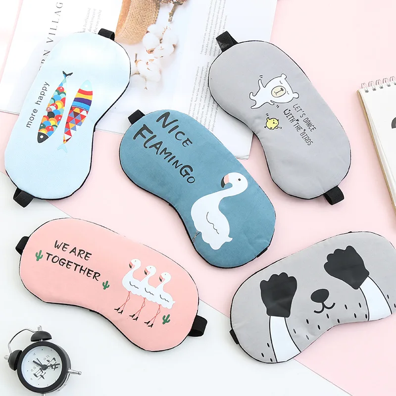

Creative Cute Mitigate Eye Patch Breathable Blackout Sleep Eyestrain Removes Dark Circles Eye Shield Cool Ice Eyeshade