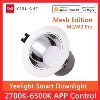 

Yeelight Smart Downlight M2 Bluetooth Mesh YLTS02YL YLTS03YL 2700-6500K Works For Apple Homekit For mihome APP