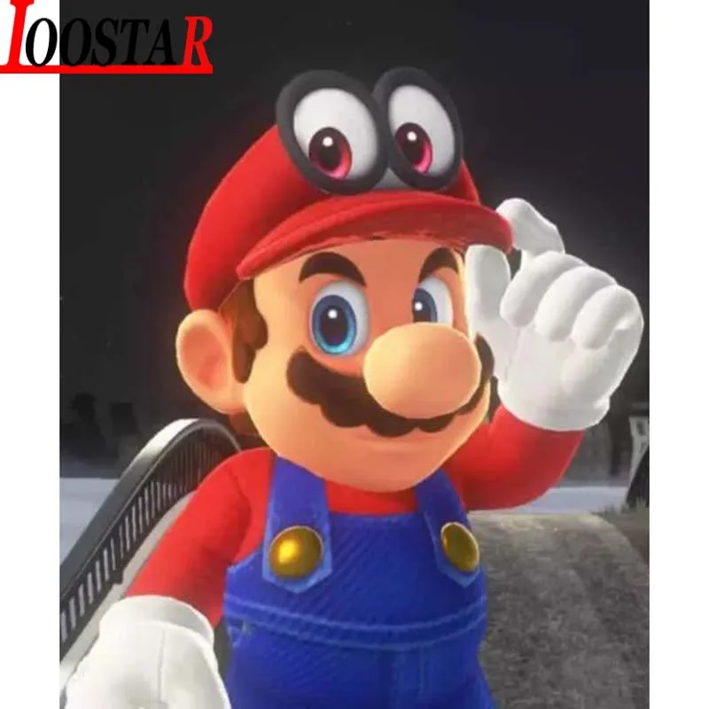 

5D Diamond Painting Cartoon Super Mario Family Full Square/Round Diamond Cross Stitch Embroidery Of Rhinestone Home Decor gift