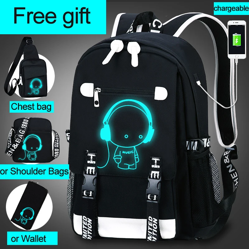 Luminous school backpack Clearance