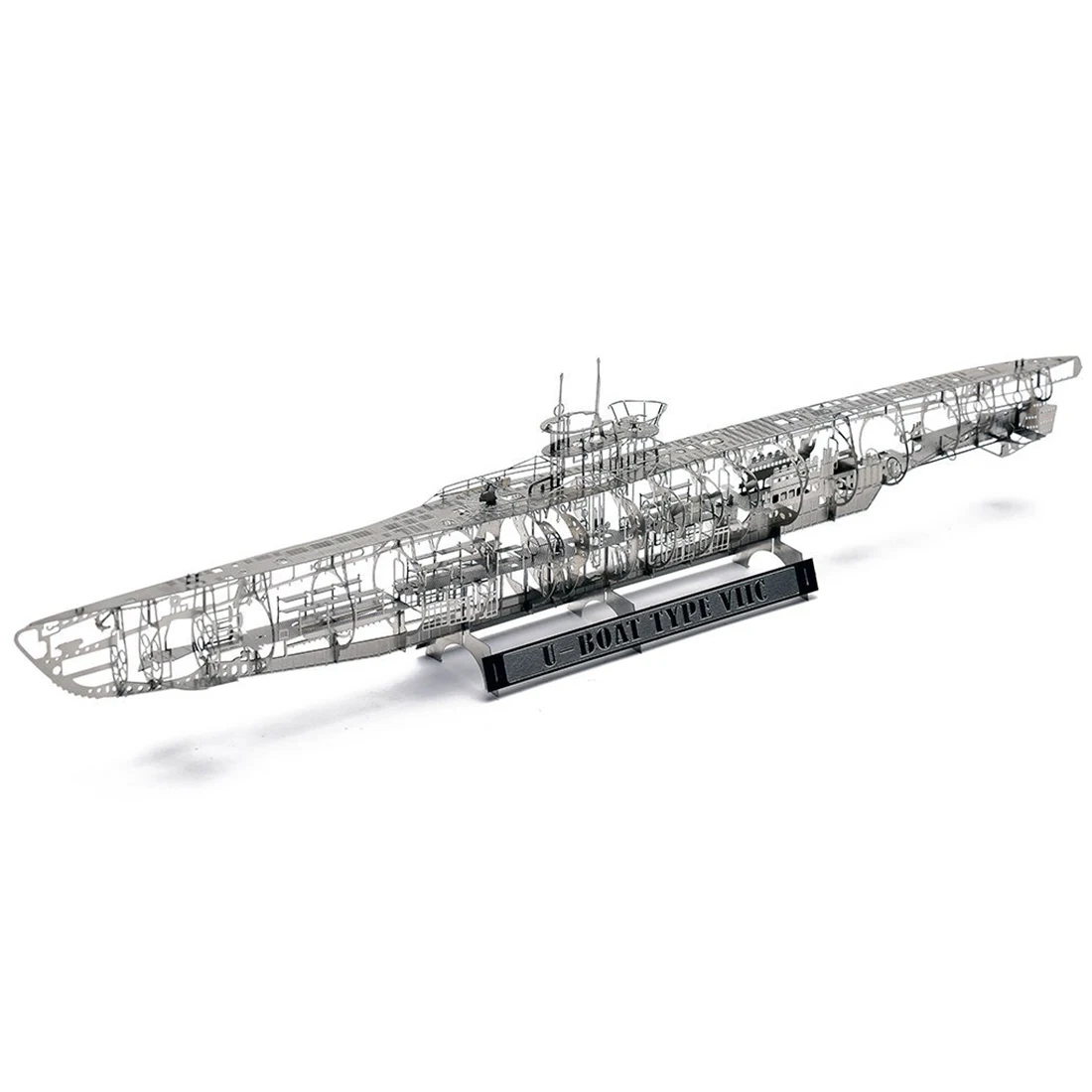 1/350 U-BOAT VIIC U модель лодки комплект подводная лодка украшения 3D металлическая Сборная модель обучающая игрушка Рождественский подарок для детей и взрослых
