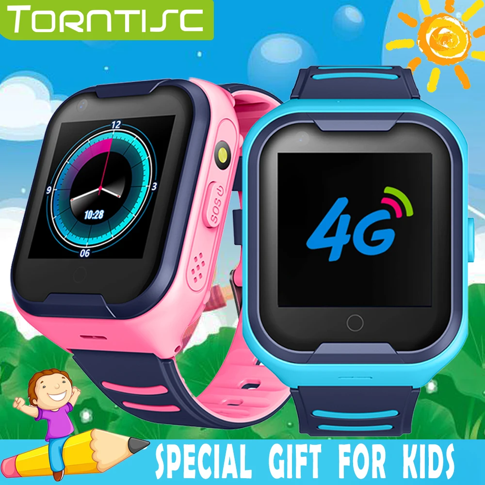 

Torntisc 1.4 Inch IPS Screen 4G Kids GPS Smart Watch AI SOS Video Call 650mAH Long Standby Time Kids Smartwatch For Children