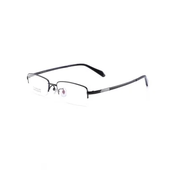 

Width-140 Eyewear Titanium Glasses Frame Men Eyeglasses Computer Optical Prescription Reading Glasses Clear Lenses Male Eyewear