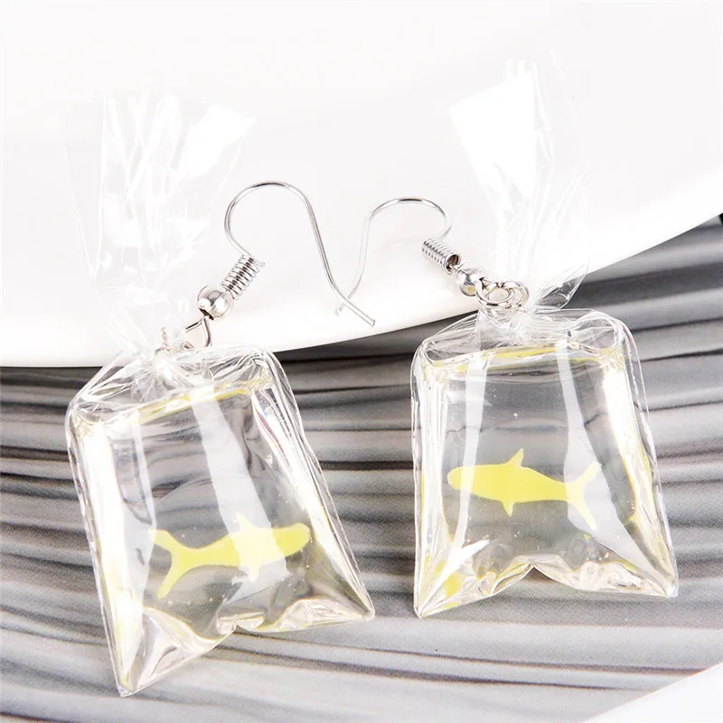 1 Pair New Design Earrings Female Personality Hand For Koi Fish Long Elegant Drop Earring Christmas Gif | Украшения и аксессуары