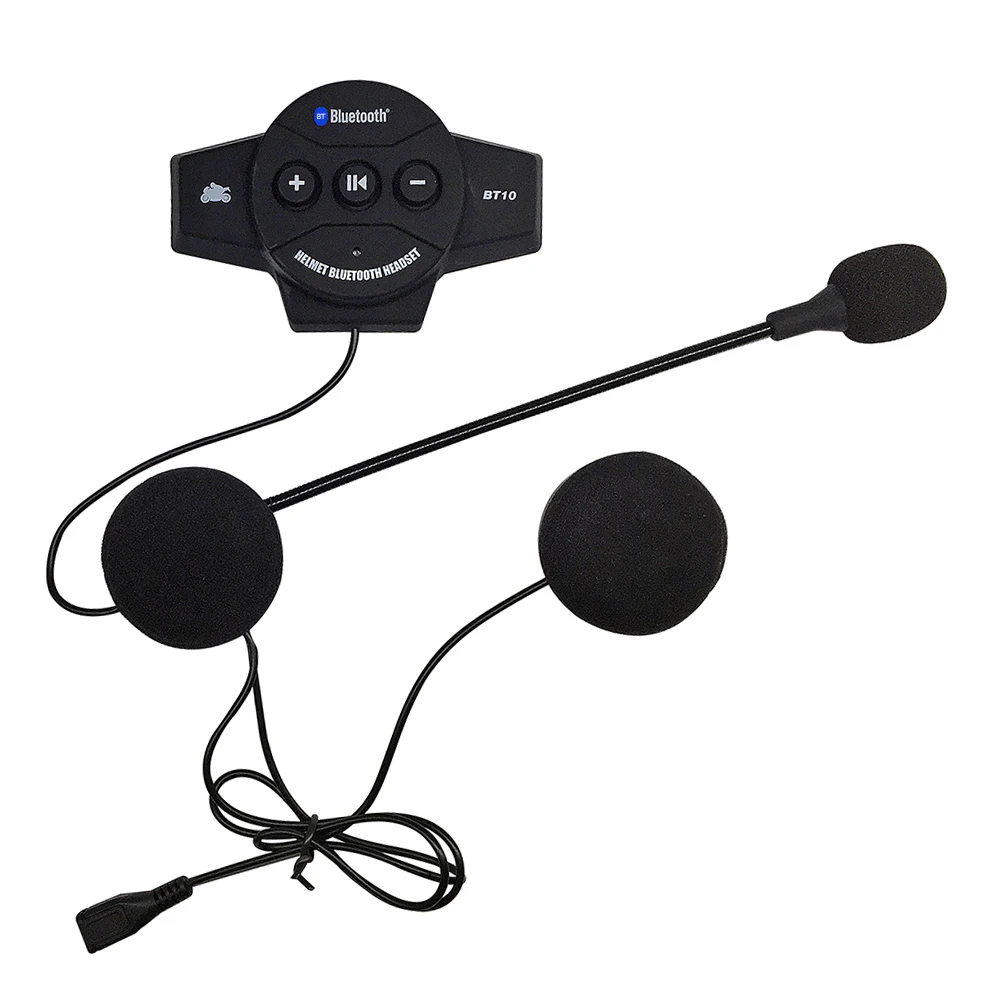 Wireless Motor Helmet Headset BT10 Rechargeable Bluetooth 4 2 Music Telephone for Outdoor Enjoyable Earphone Ornament
