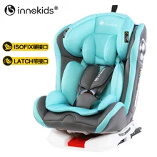 Поворотное на 360 градусов покрытое детское автомобильное сиденье детское автомобильное безопасное сиденье Isofix защелка соединение От 0 до 12 лет Детское сиденье для автомобиля ECE