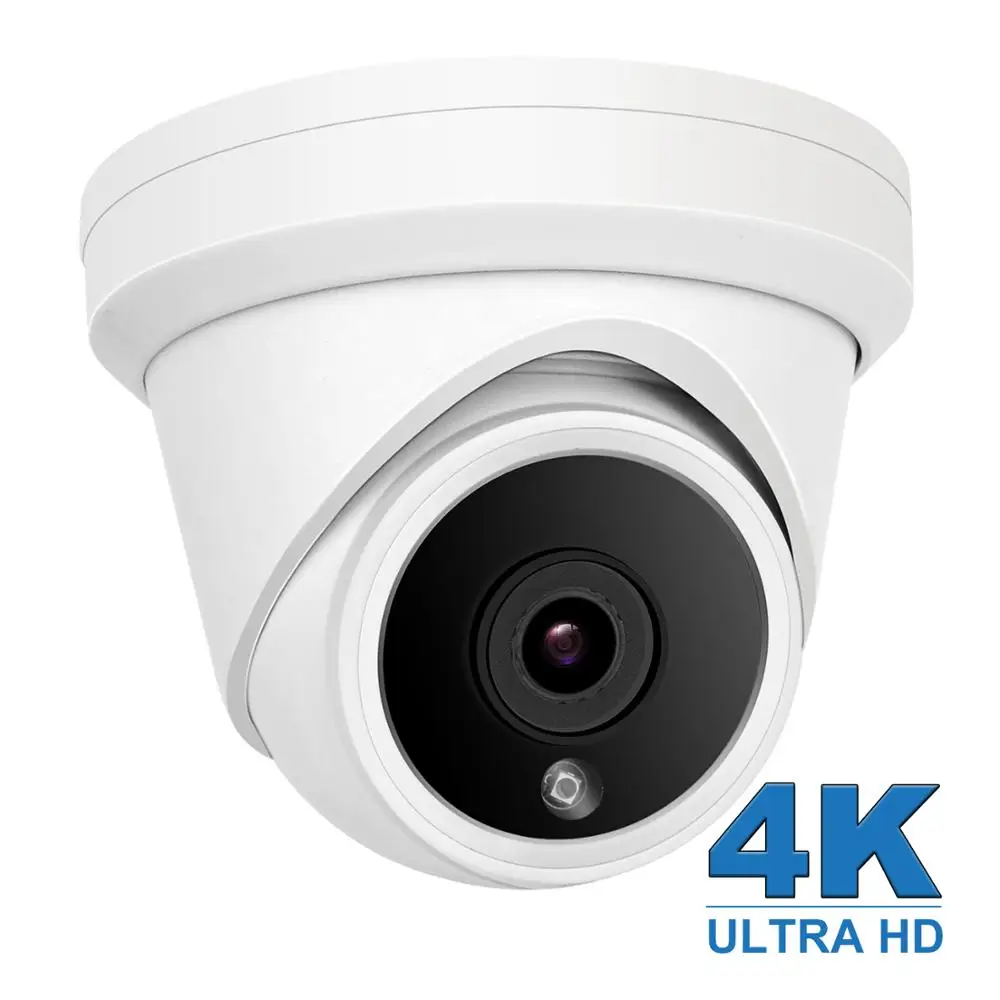 UniLook(Совместимость с Hikvision) 8MP 4K IR Dome POE IP камера наружного видеонаблюдения Видео Surveillacne сетевая камера H.265 ONVIF