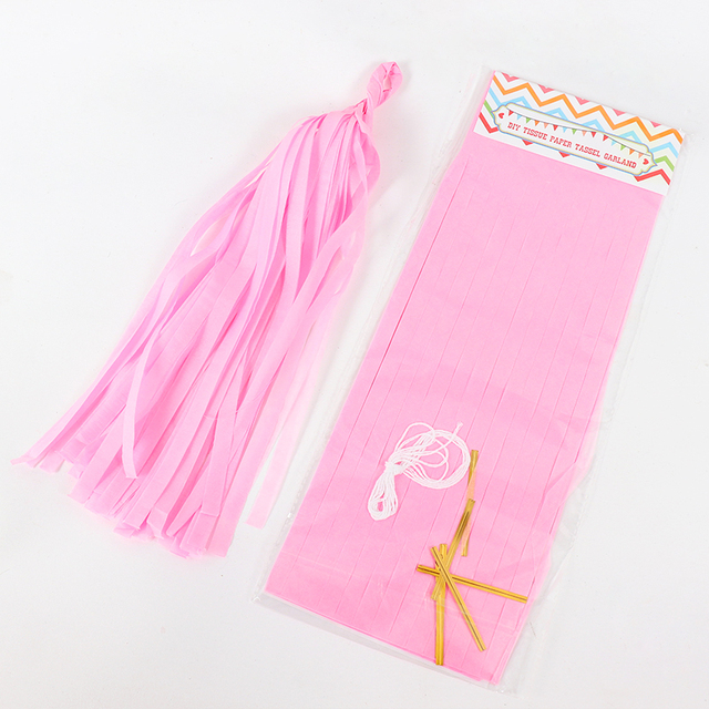accessories paper tassel ribbon wedding decoration balloon birthday party decoration party decoration baby birthday prop