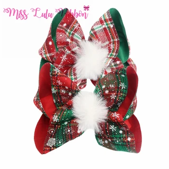 

Merry Christmas Series 3 Inch 75mm 25 Yards/Roll Ribbon DIY Holiday Handmade Bowknot Clothes Decoration Accessories