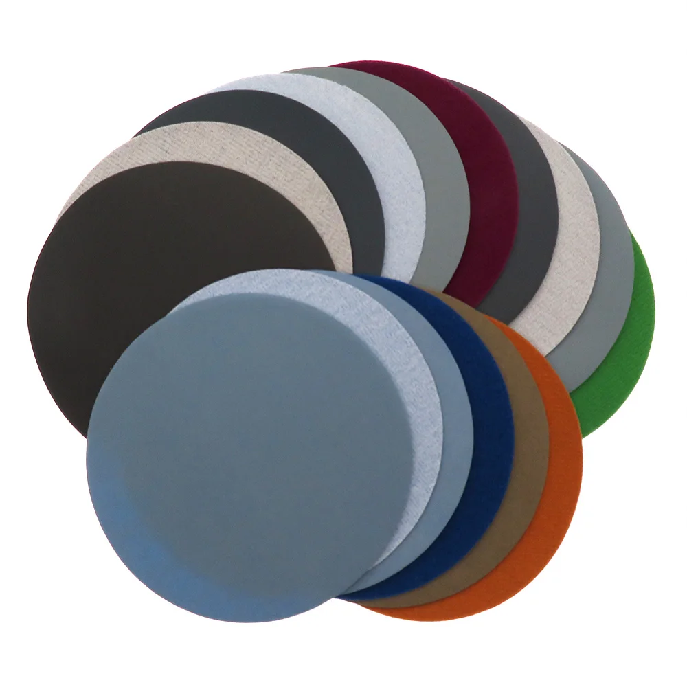 20Pc 5 Inch 125MM Sandpaper sanding discs polish sand paper sandpaper tools Dry Water Sander Sheets Assorted Grits Abrasive Sanding Disc for Wood Furniture Car Metal Finishing
