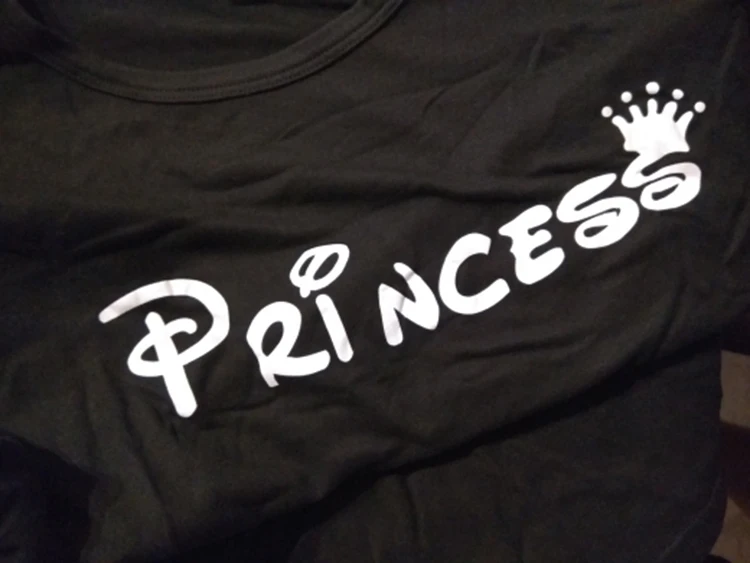 Женская Повседневная футболка с коротким рукавом и принтом принцессы, Женские топы с круглым вырезом, летние футболки, женская одежда, Прямая поставка