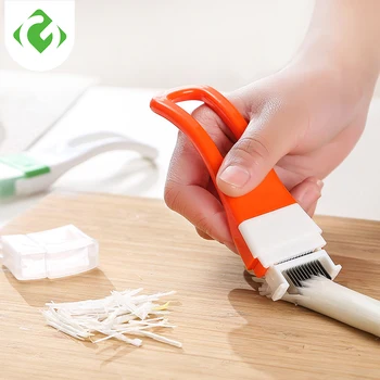 

Shallot Knife Onion Garlic Vegetable Cutter Cut Onions Garlic Tomato Device Shredders Slicers Cooking Tools Kitchen Accessories