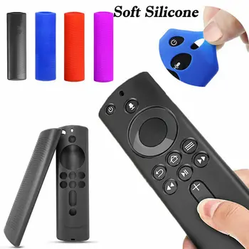

2020 New Silicone Protective Case Fire TV Stick 4K & Voice Remote Controller Shockproof Anti-Slip Cover