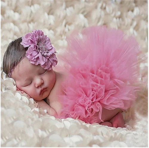 Реквизит для фотосессии новорожденных; Детский костюм; наряд принцессы; юбка-пачка для малышей; реквизит для фотосессии; наряд для фотосессии новорожденных - Цвет: 1