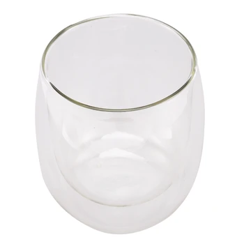 

Double-Layer Glass Cup Transparent Heat-Insulated Glass Coffee Cup Pyrex Glass Cup
