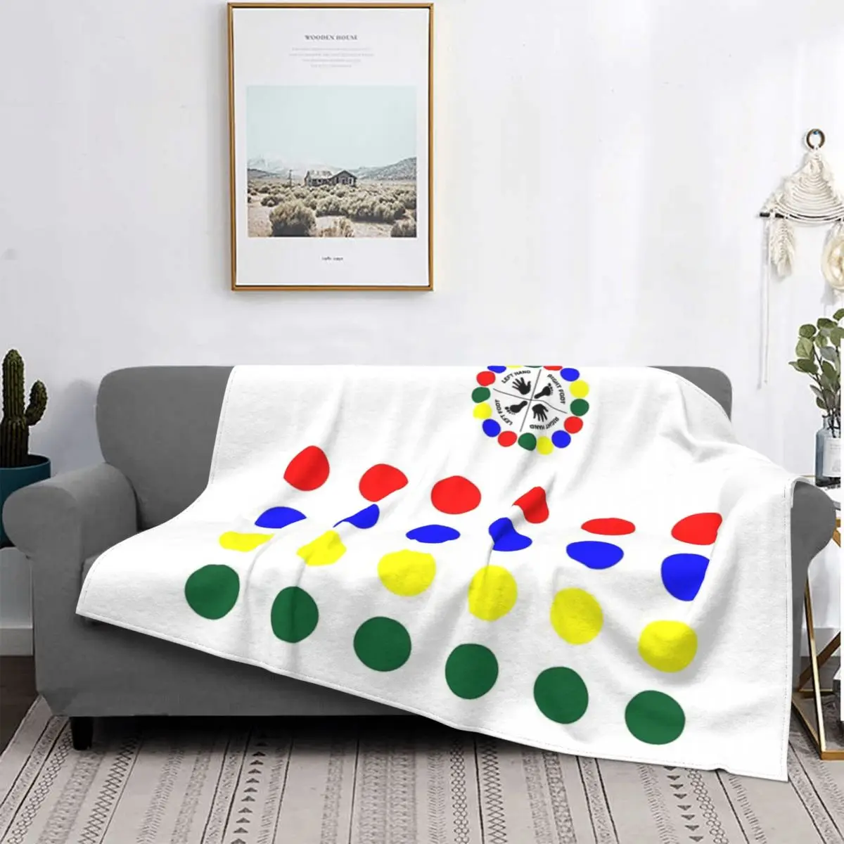 Twister Blanket Bedspread Bed Plaid Duvets Picnic Plaid Fleece Blanket