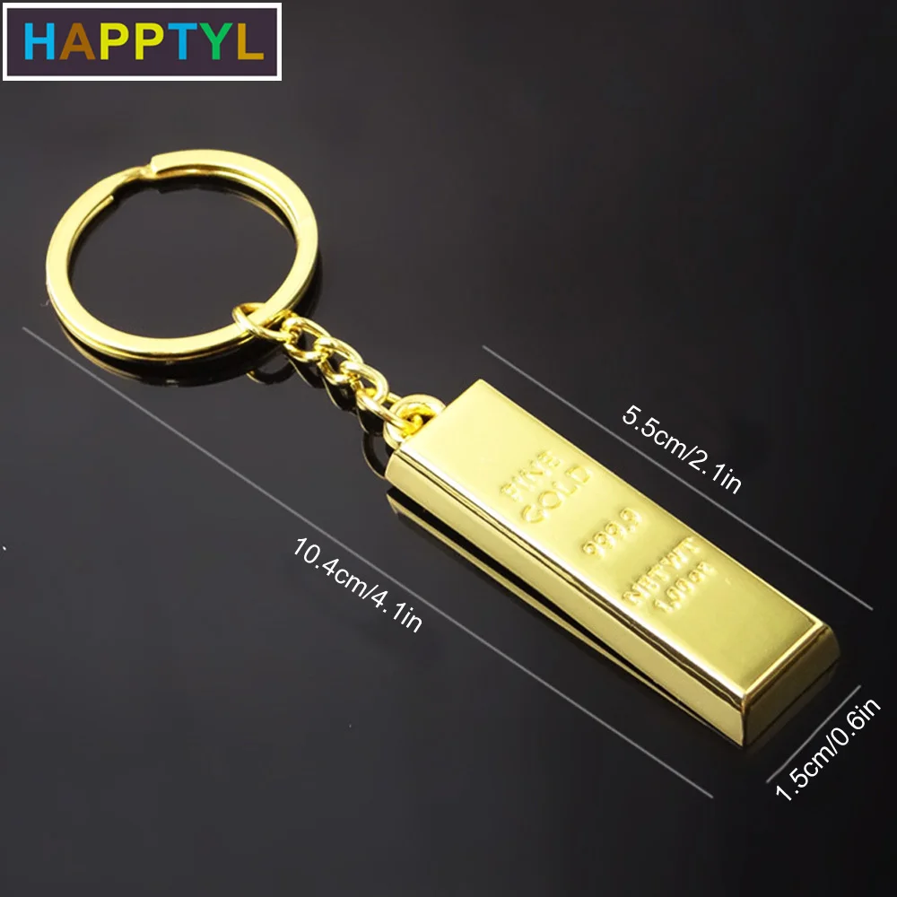 HAPPTYL 1 шт металлический брелок Chian модный автомобильный для ключей кольца брелоки