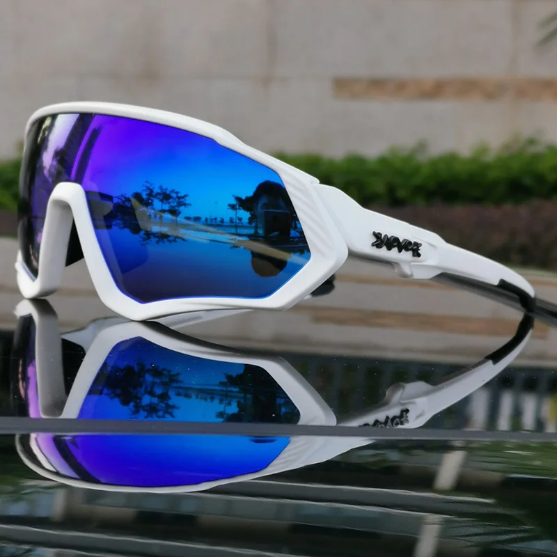 Kappvoe фотохромные поляризованные велосипедные солнцезащитные очки для спорта на открытом воздухе, велосипедные солнцезащитные очки, велосипедные очки, очки для велоспорта, 5 линз - Цвет: 07