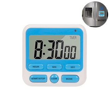 

Multifunctional Kitchen Timer Alarm Clock with Magnet Cook Food Tools Home Cooking Practical Supplies Kitchen Accessories