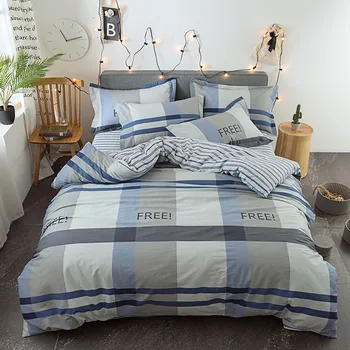 

100% Cotton Unicorn Bedding Set Childish Elephant Eyelash Print King Queen Size Linens Duvet Cover Pillowcases Brief Bed Covers