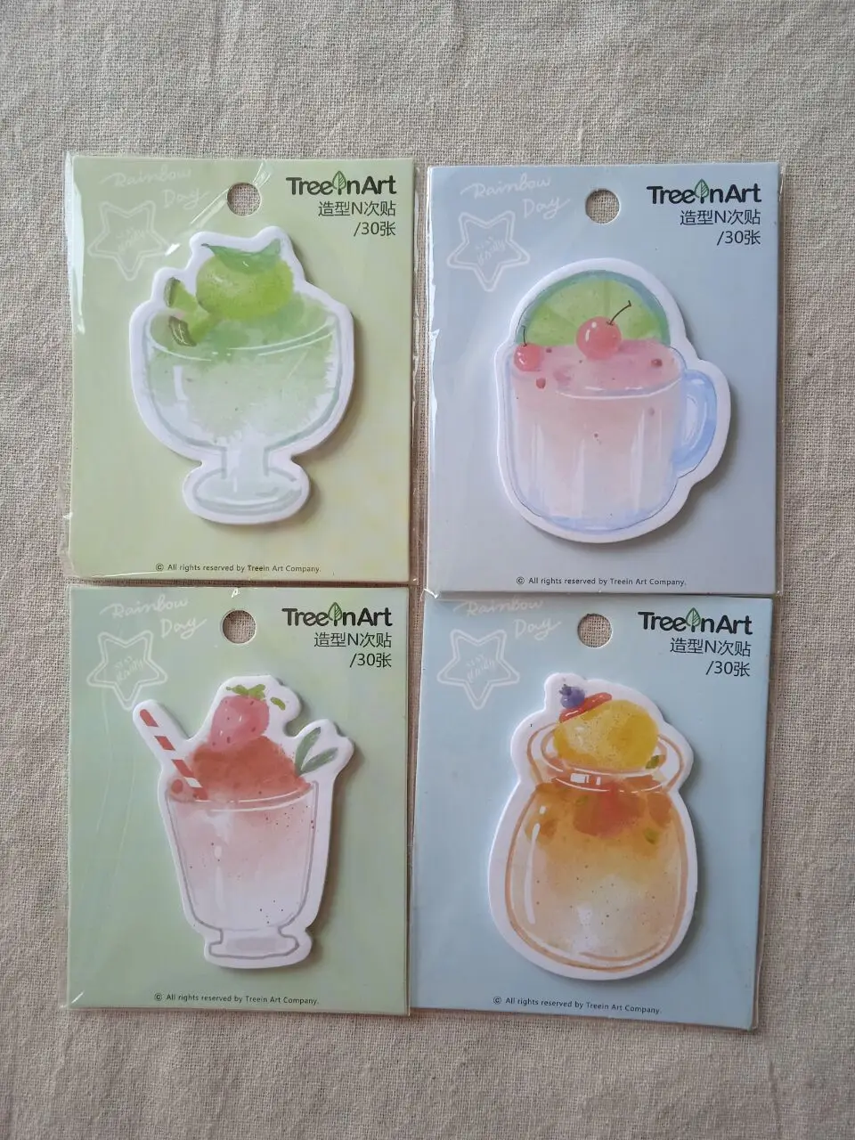 

Summer ice sticky note memo pad(1pack)