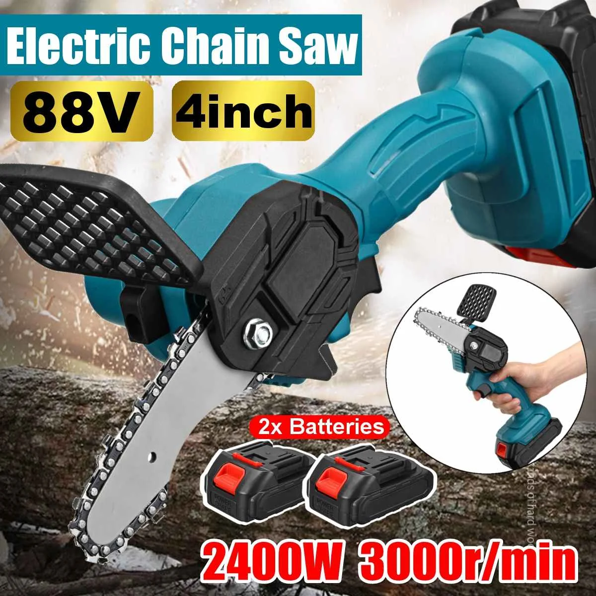 88Vf 2400W беспроводные портативные перезаряжаемые динамики для Makita Батарея