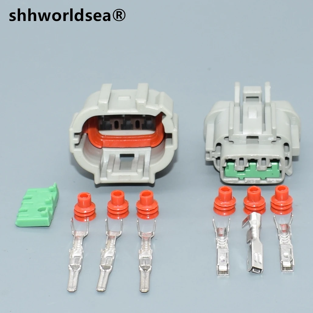 shhworldsea 3 Pin Auto Tail Light Brake Turn Signal Plug Male Female Connector for Nissan Infiniti Teana Sylphy Car PB291-03127 |