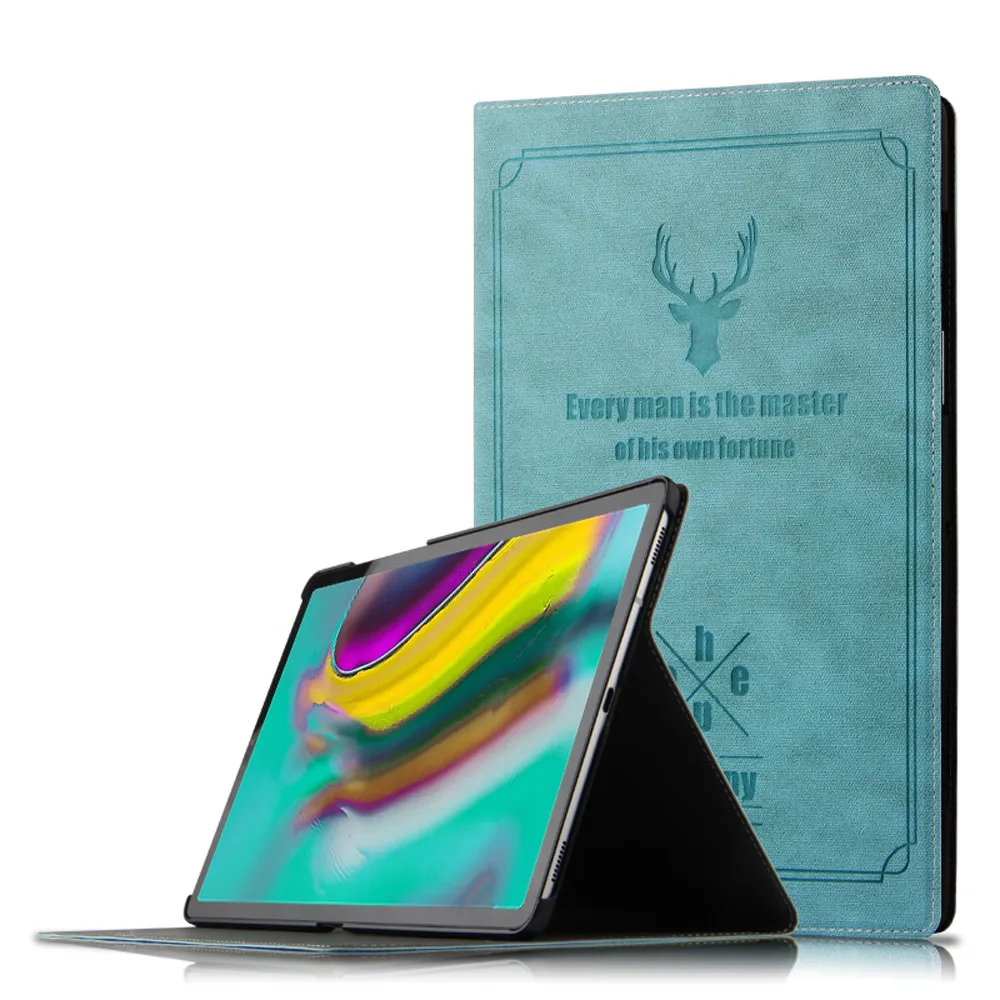 Для Samsung Galaxy Tab s5e 10,5 T720/T725 Стенд PU+ кожаный смарт-чехол