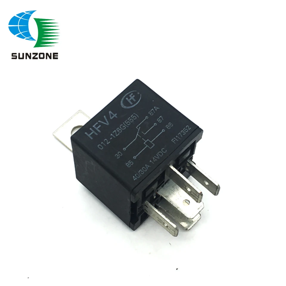 Автомобильное реле HFV4 14VDC 40A 5pin 012-1Z6G (555) | Обустройство дома