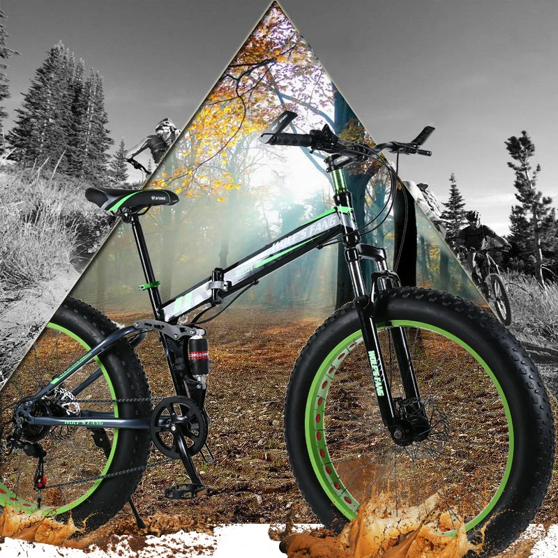 Wolf Fang-Fat Bike en alliage d'aluminium pour homme et femme, vélo de  route adulte, VTT, cyclisme en plein air, 26 pouces, 10 vitesses, 4.0 large  opathie, neige - AliExpress