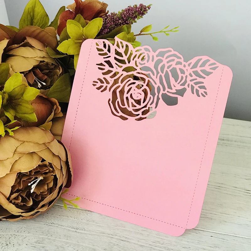  flower Wedding Invitation Cutting Die Scrapbooking Craft Metal Die Cut for DIY Paper Cards Making L - 4.00006E+12