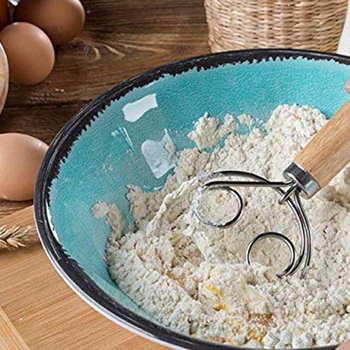 

Bread Lame and Danish Whisk Set - Premium Pack Stainless Steel Bread Scoring Tool with Leather Protective Cover 10 Replaceable R