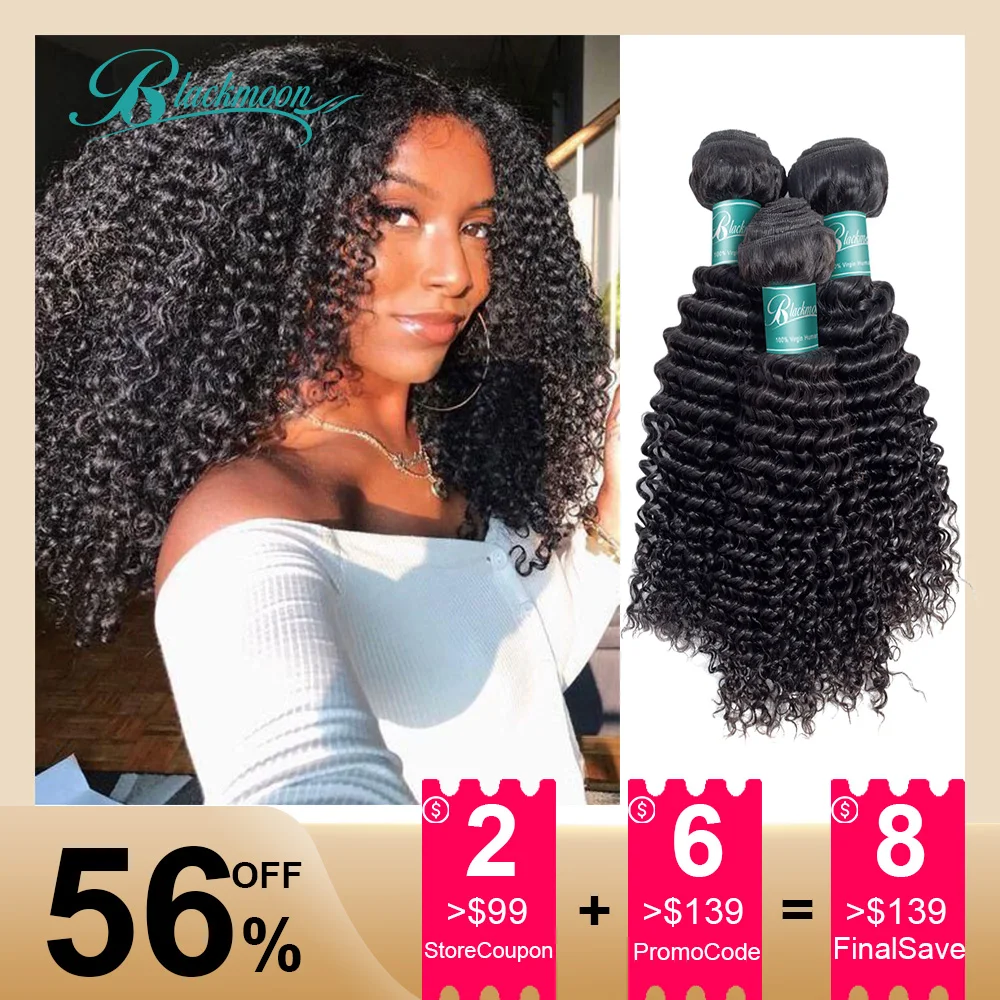 Online Pelo Rizado de Mongolia mechones afro rizado cabello humano rizado mechones de 3 mechones de paquete de 24 26 pulgadas