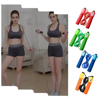 

Counting Rope Skipping Adult Digital Rope Skipping Length Adjustable Automatic Counter Flexible Plastic Rope 1pcs