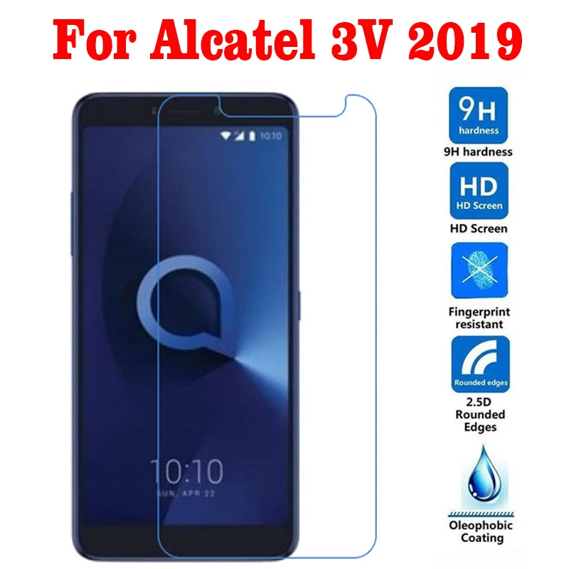 Tempered Glass For Alcatel 3V 2019 Screen Protector Toughened protective film 5006G glass | Мобильные телефоны и