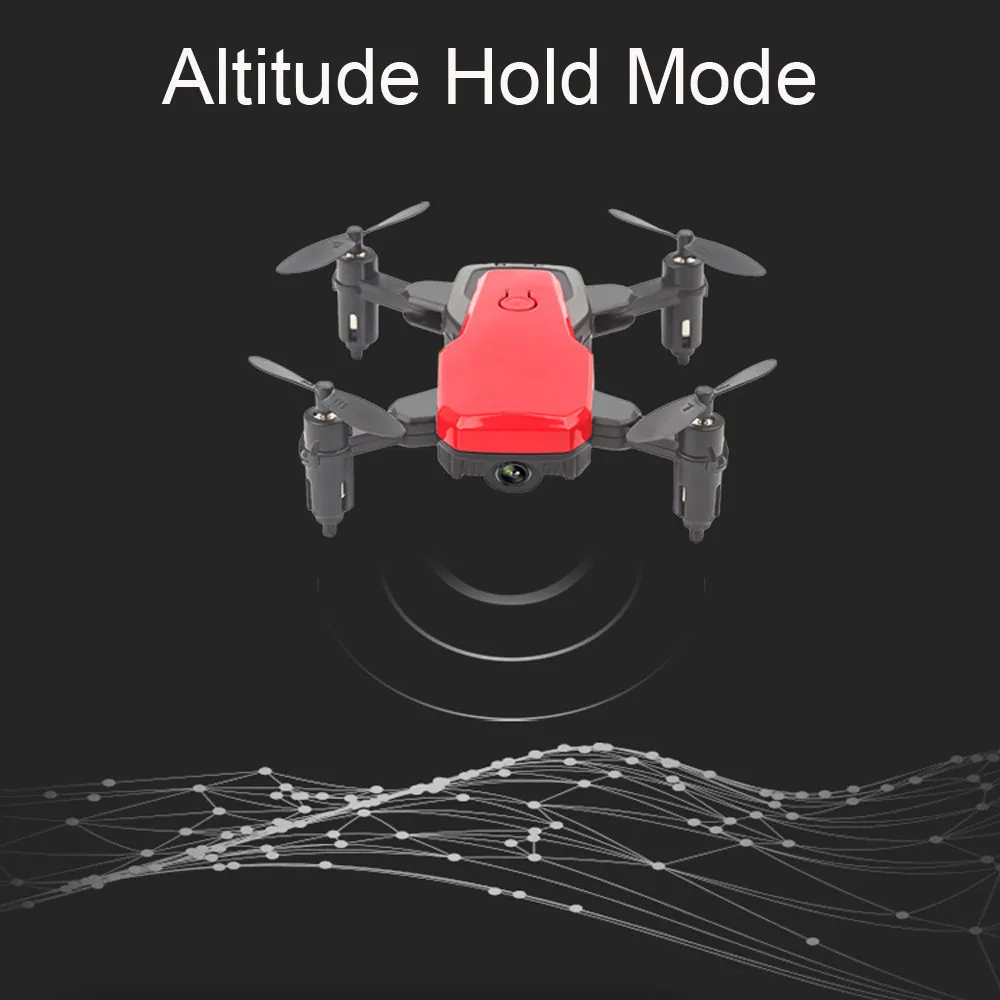 D10WHD мини-Дрон Складная с поддержкой Wi-Fi FPV 0.3MP HD Камера 2,4G 6-осевой Квадрокоптер с дистанционным управлением удержания высоты прочная дрона с дистанционным управлением игрушки для детей