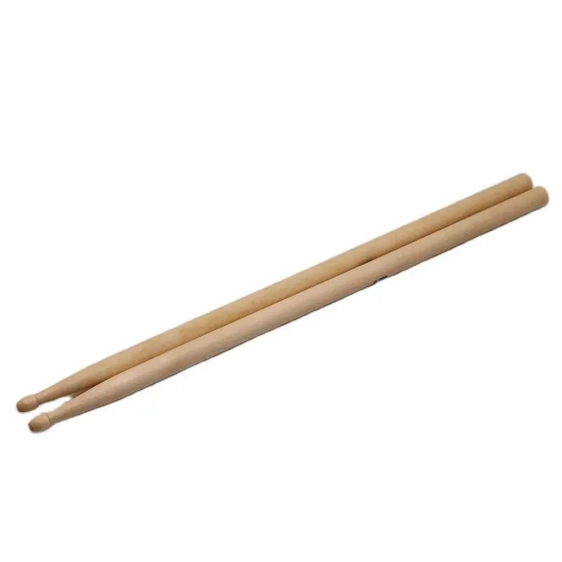 With Wooden Tips Bray 7A Top Grade Hard Wearing Maple Dum Beater Drumsticks Pair