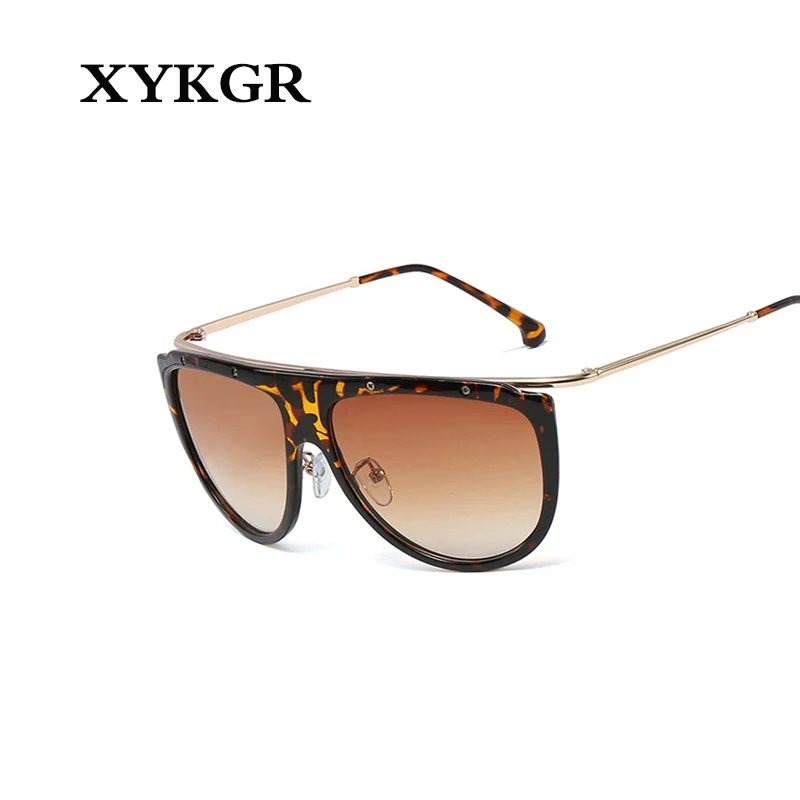 XYKGR, модные, большие, цельные солнцезащитные очки в коробке, женские, трендовые, черная оправа, Ретро стиль, солнцезащитные очки для девушек, уличная съемка, дикие очки, UV400