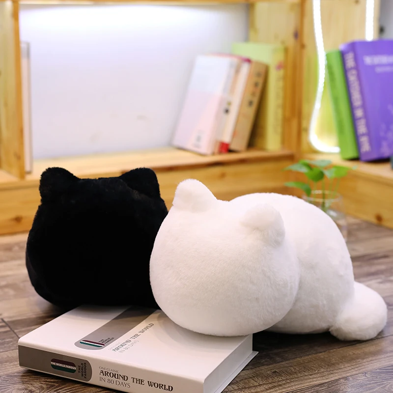 Kawaii Plush Cat Toys Staffed Cute Shadow Cat Dolls Kids Gift Doll Lovely Animal Toys 3 Colors Home Decoration Soft Pillows