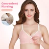 SLAIXIU Nursing Bra Maternity Pregnancy Breast Feeding Bras For Women BraMaternity Panties Underwear Panties Set Sports Nursing ► Photo 2/6