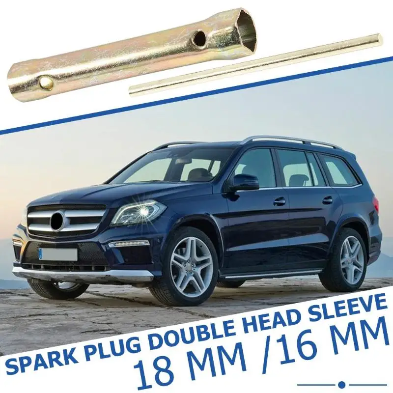 Двухсторонний гаечный ключ инструмент для свечей зажигания торцевой корпус 16