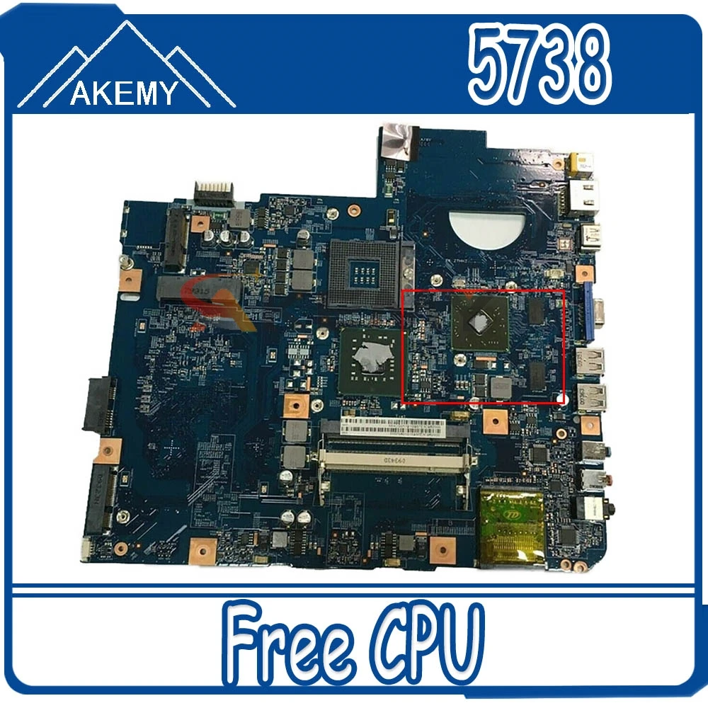 48.4CG07.011 материнская плата для ноутбука ACER Aspire 5738 5738G 09257-1 JV50-MV M92 MB GM45 216-0728014 DDR2 |