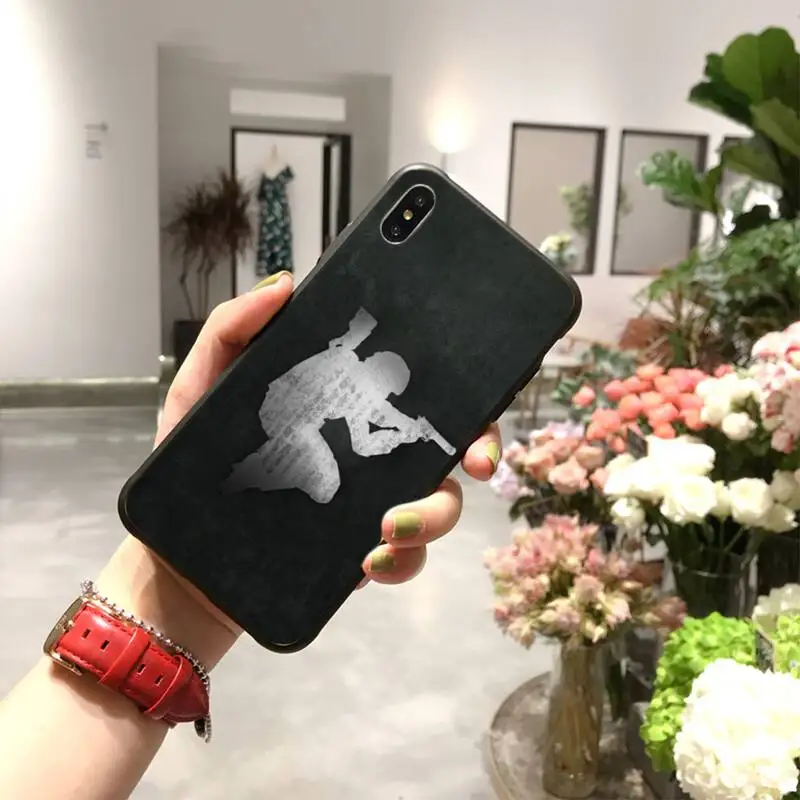 Мягкий силиконовый черный чехол для телефона PENGHUWAN Counter Strike cs go Game iPhone 11 pro XS MAX 8 7 6 6S