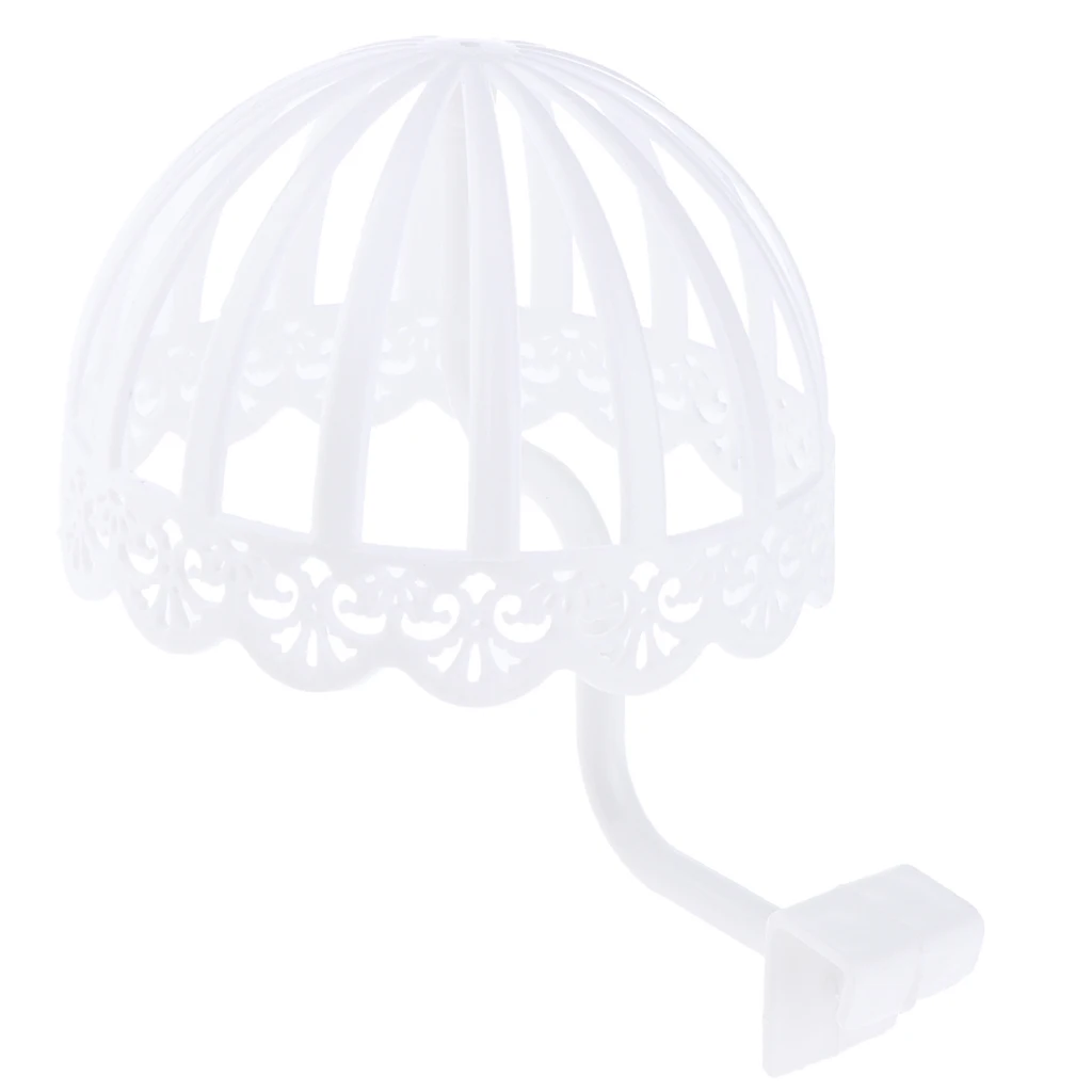 Premium Plastic 2~3 Years Old Infant Toddler Wig Hair Hat Cap Wall Hanger Holder Stand Display Dryer Tool- Black/White
