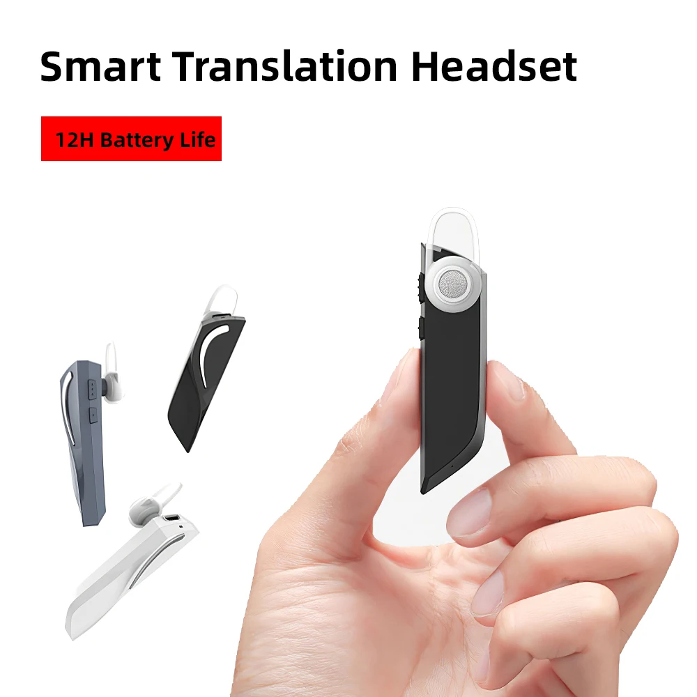 Portable Wireless V5 0 Bluetooth Earphone Translator Earbuds Headsets Universal For iPhone 8 Xiaomi Mi CC9 With Mic HIFI Stereo